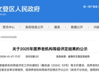 2025年度文登区16家养老机构获等级认定